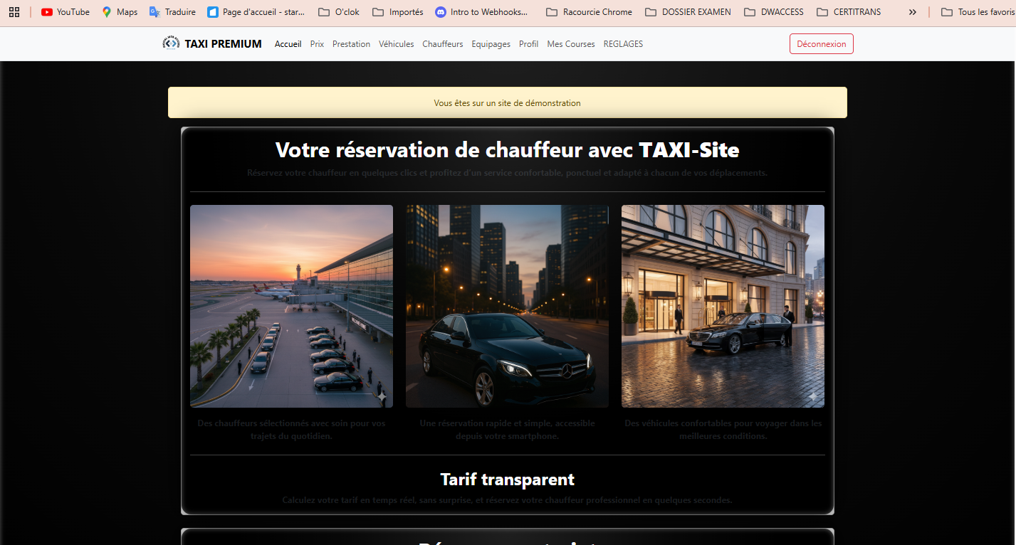 Taxi Premium (Plateforme SaaS / PWA) - visuel 2